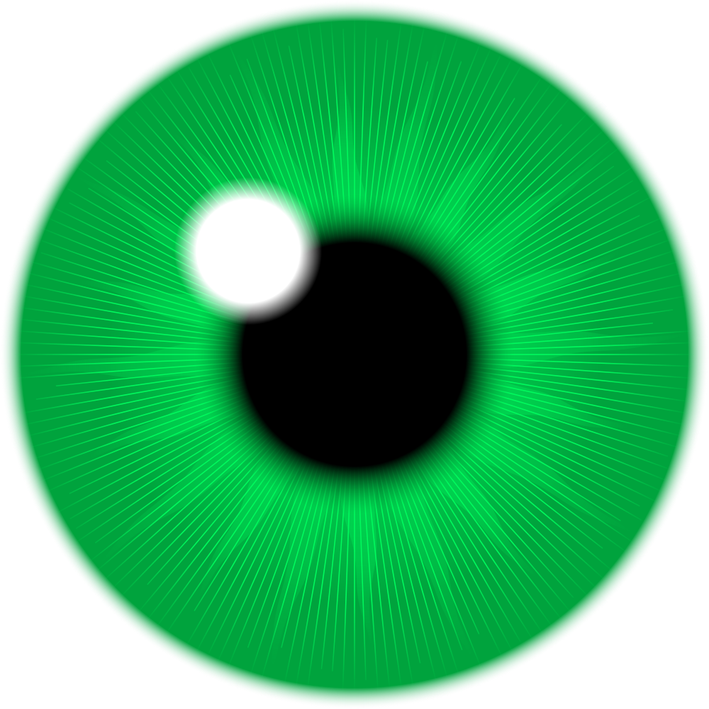 OnlineLabels Clip Art - Green Iris